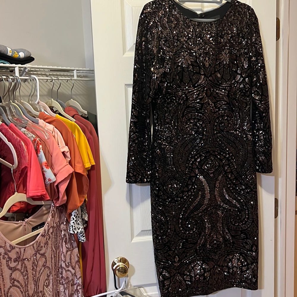Black Betsey & Adam cocktail dress